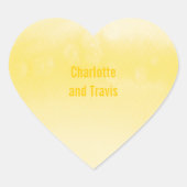 STICKER SEAL:: ombre waterverf geel (Voorkant)