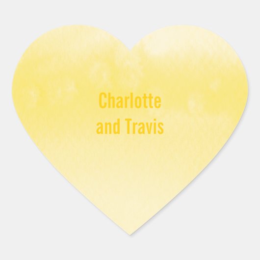 STICKER SEAL:: ombre waterverf geel (Voorkant)