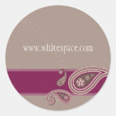 STICKER SEAL :: Paisley 3 (Voorkant)