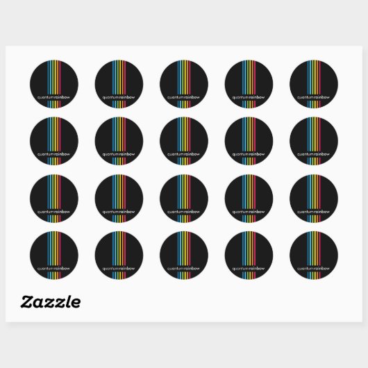 STICKER SEAL :: regenboogstreep 6 (Vel)