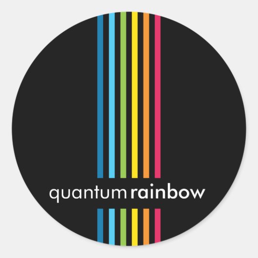 STICKER SEAL :: regenboogstreep 6 (Voorkant)