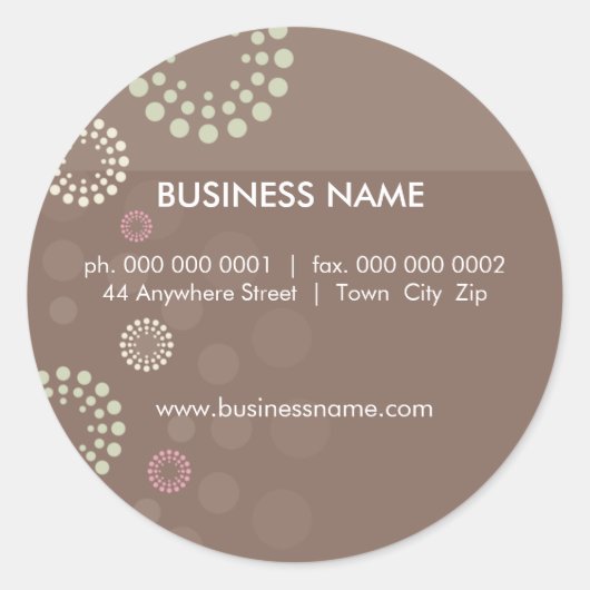 STICKER SEAL :: retrospot 4 (Voorkant)