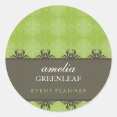 STICKER SEAL :: stijlvol patroon 12 (Voorkant)