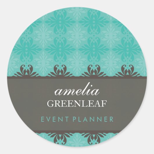 STICKER SEAL :: stijlvol patroon 5 (Voorkant)