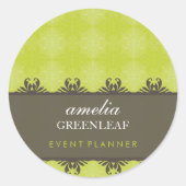 STICKER SEAL :: stijlvol patterned 7 (Voorkant)