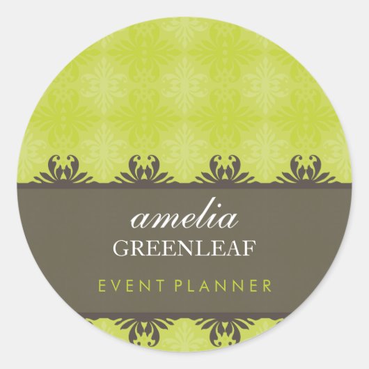 STICKER SEAL :: stijlvol patterned 7 (Voorkant)