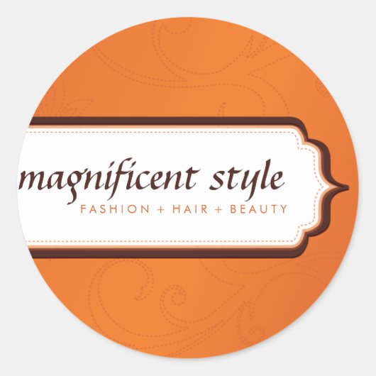 STICKER SEAL :: stijlvolle pracht 5 (Voorkant)