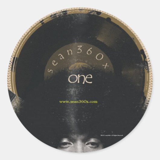 Sticker Sean360x 360° (Voorkant)