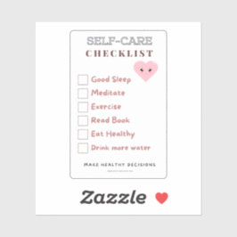 STICKER SELF-CARE CHECKLIST