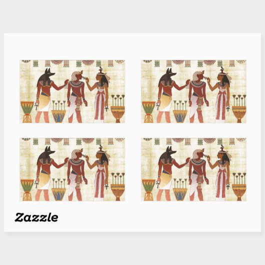 Sticker set in Egyptische Pharoah ontwerp (Vel)