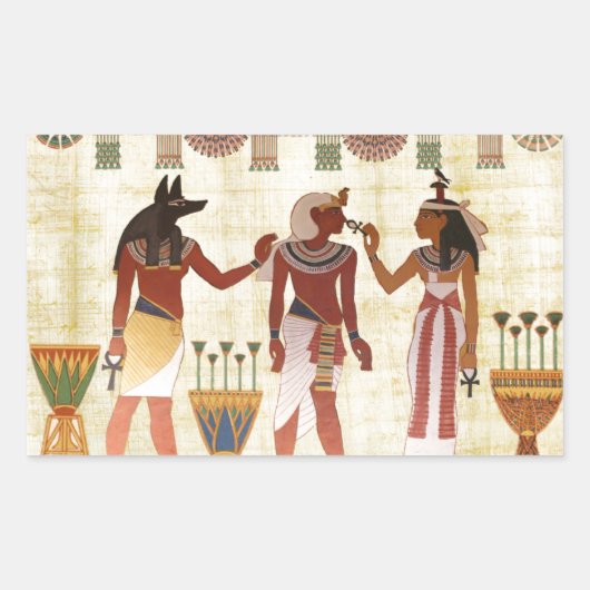 Sticker set in Egyptische Pharoah ontwerp (Voorkant)