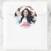 Sticker Set met Aangepaste Teamfoto (Tas)