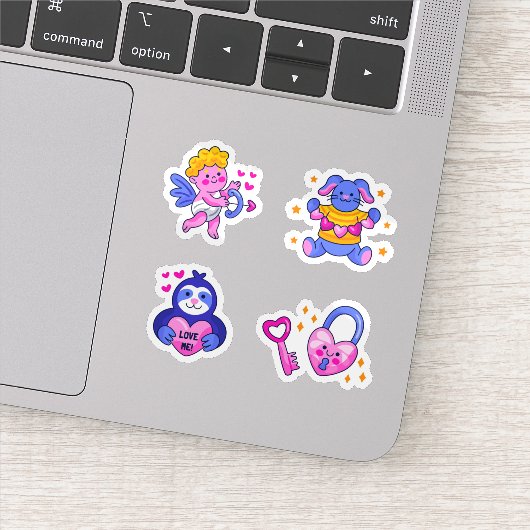 Sticker set met liefde (Detail)