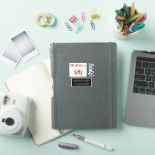 Sticker set verlegenheid Vinyl sticker (iPad Cover)
