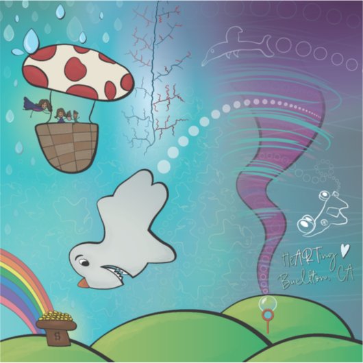 Sticker - Sharknado (Voorkant)