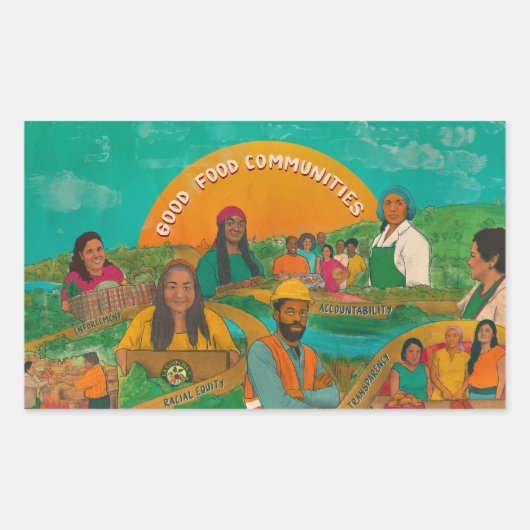 Sticker Sheet: Goede Voedsel Gemeenschappen (Voorkant)