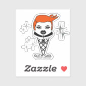 Sticker sheet Goth Gail Creamy Dreamies (Vel)