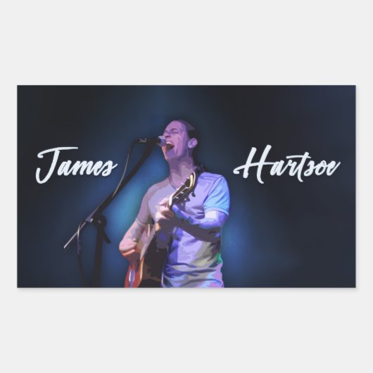 Sticker Sheet - James Hartsoe zingt (Voorkant)