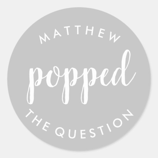 Sticker Silver over de vraag (Voorkant)