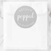 Sticker Silver over de vraag (Tas)