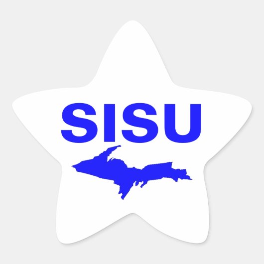 Sticker SISU Natuur & Geest van het Finse volk (Voorkant)