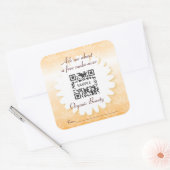 Sticker Sjabloon Biologische Beauty (Envelop)