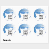 Sticker Sjabloon Blue Spa (Vel)