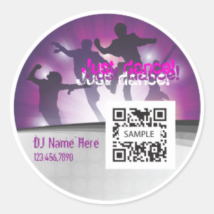 Sticker Sjabloon Dance