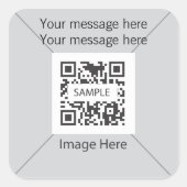 Sticker Sjabloon Grijs 1 (Voorkant)