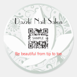 Sticker Sjabloon Nagelsalon