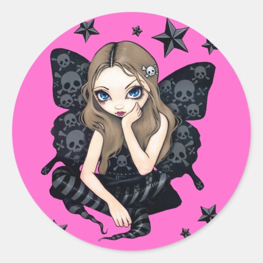 sticker "Skulls and Stars" (Voorkant)