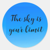 Sticker sky is jouw inspiratie (Voorkant)