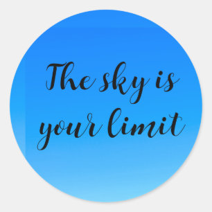 Sticker sky is jouw inspiratie
