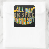 Sticker-slijmerige G Vierkante Sticker (Tas)