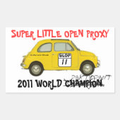 STICKER SLOP-deelnemer (Voorkant)