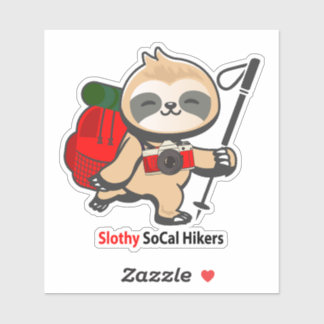 Sticker Slothy SoCal Hikers