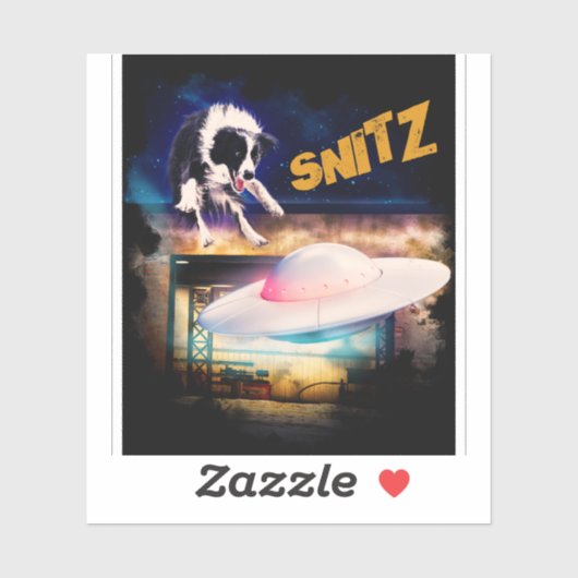 sticker Snitz van Bob's Saucer Repair (Vel)