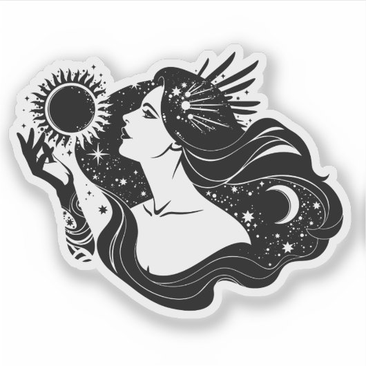 Sticker - "Sorceress" (Voorkant)
