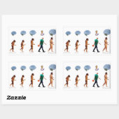 Sticker - Spelen door middel van man (Vel)