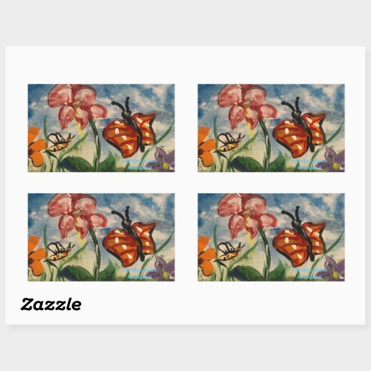 Sticker Spring Origineel KUNSTWERK (Vel)