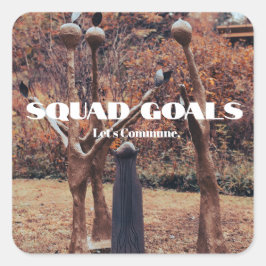 Sticker Squad Doelen Let's Commune voor Besties