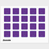 Sticker Square (Paarse driehoeken)RFPMDesigns©️202 (Vel)