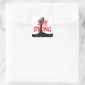 Sticker : Stay Strong Motivational Quote Design (Tas)