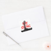 Sticker : Stay Strong Motivational Quote Design (Envelop)