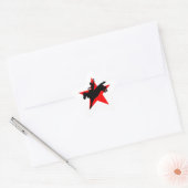 Sticker ster rodeo bronc paard ruiter Stationery (Envelop)