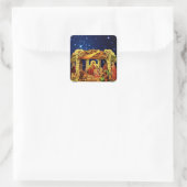 Sticker Sterrennacht Kerstmis (Tas)