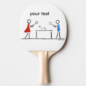 sticker stickdog stickcat tafeltennisbatje (Voorkant)