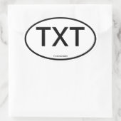  Sticker [sticker in de thuisstad] (Tas)