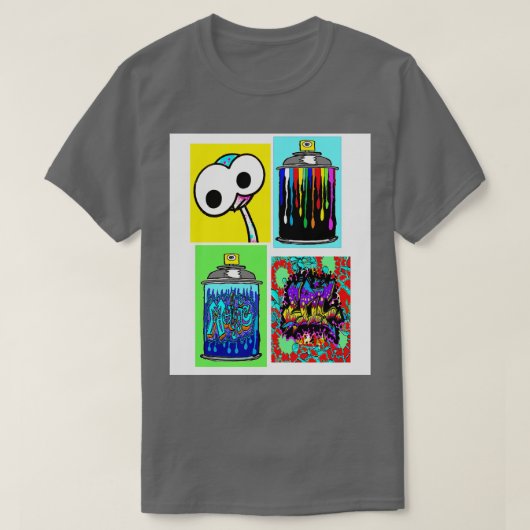sticker stickers EMU spray graffiti T-shirt (Design voorkant)