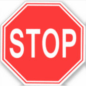 Sticker stoppen (Voorkant)